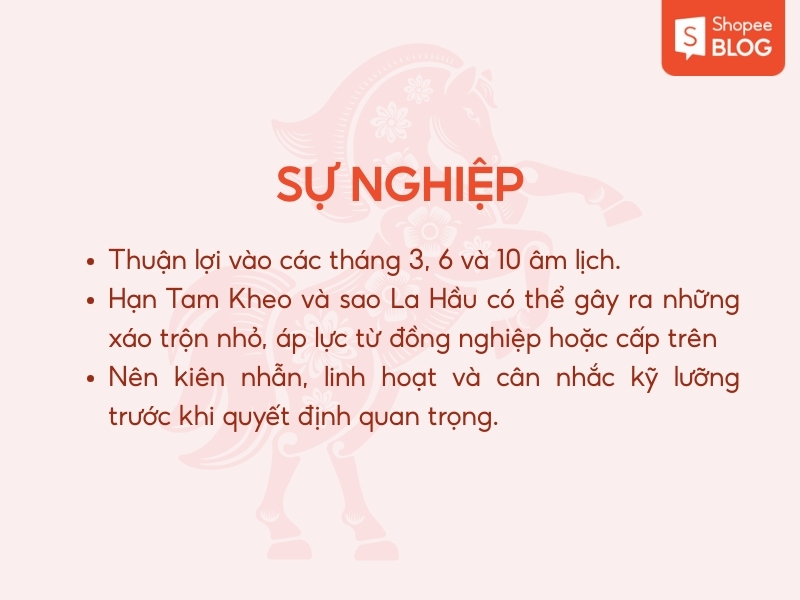 Sự nghiệp Canh Ngọ 2026 nam mạng