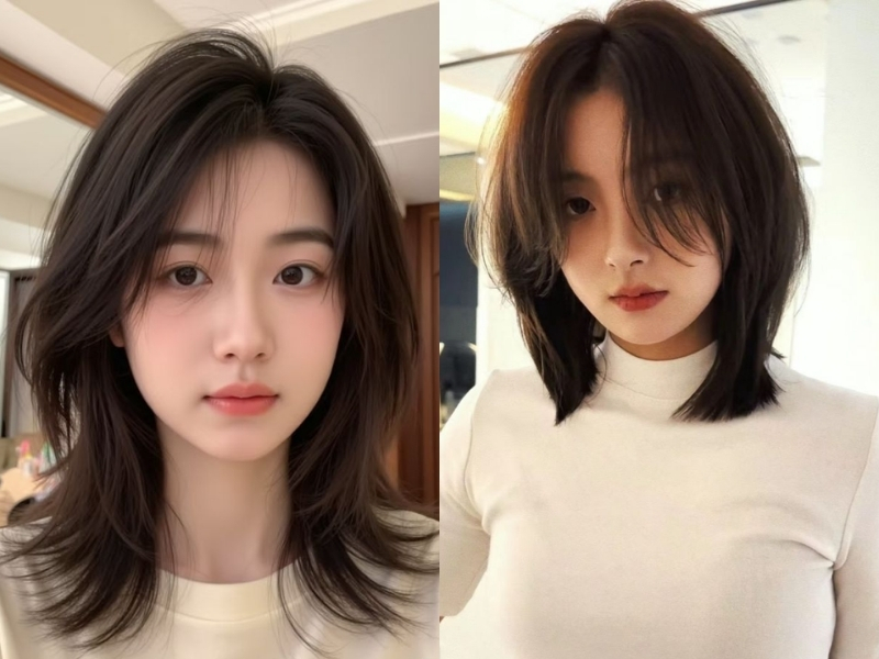 Tóc mái bay ngắn