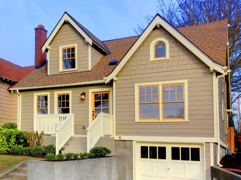 nhà màu nâu người mệnh thổ