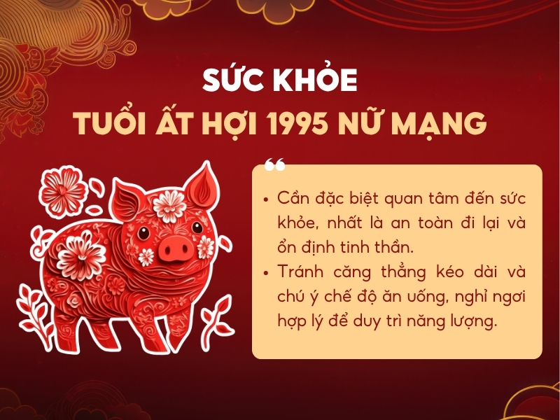 Sức khỏe tuổi Ất Hợi nữ mạng