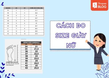 cách đo size giày nữ