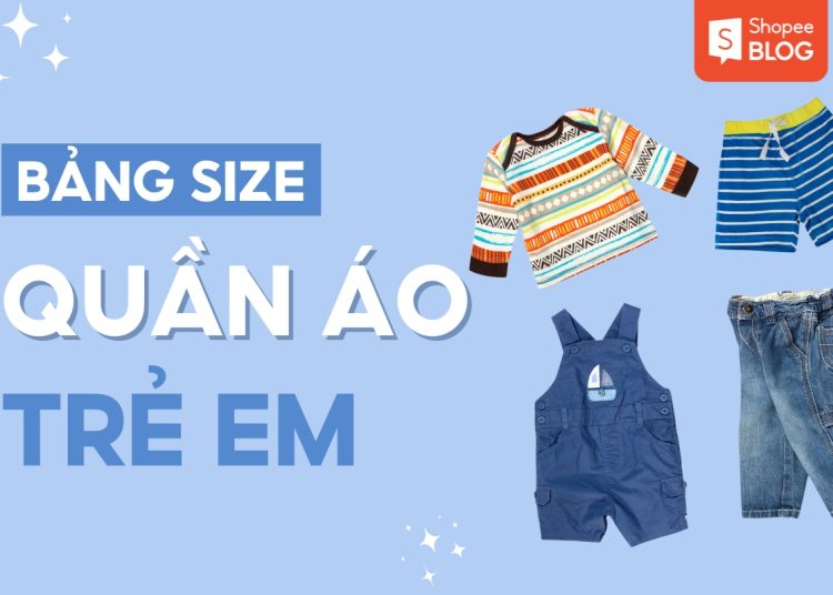 bảng size quần áo trẻ em