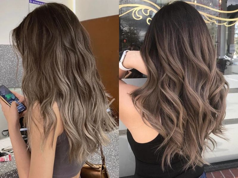 tóc highlight ombre