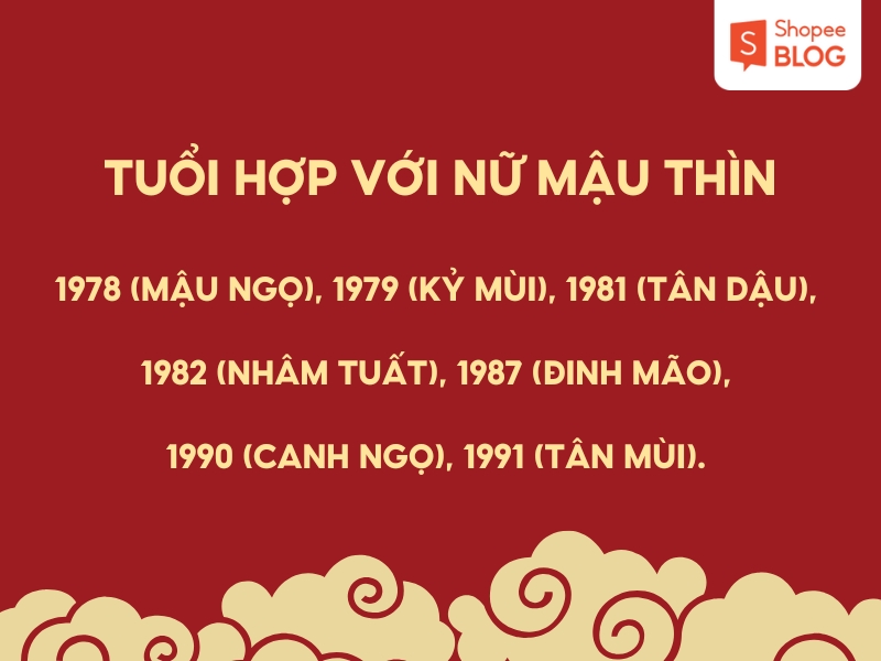  Tuổi hợp với nữ 1988