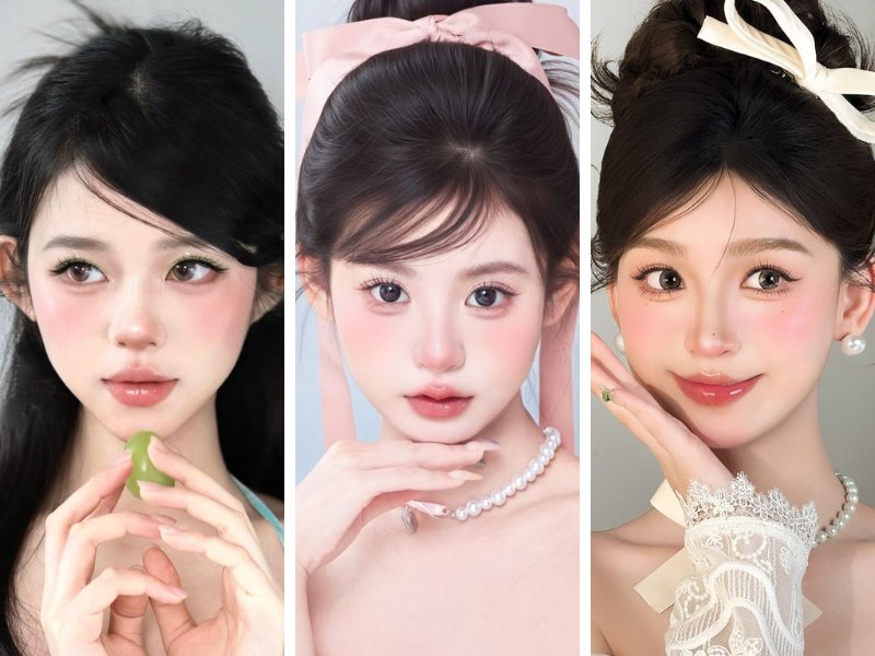 Makeup tone hồng san hô cho da tone ấm