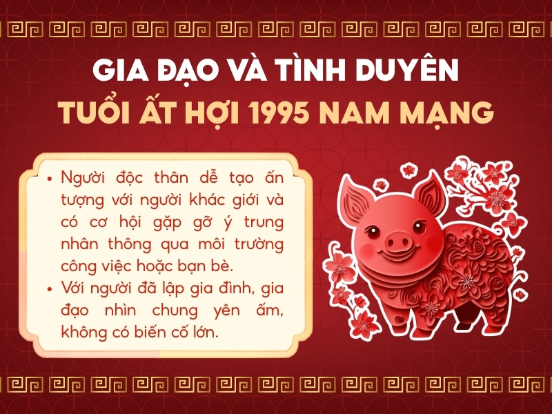 Gia đạo và tình duyên tuổi Ất Hợi 1995 nam