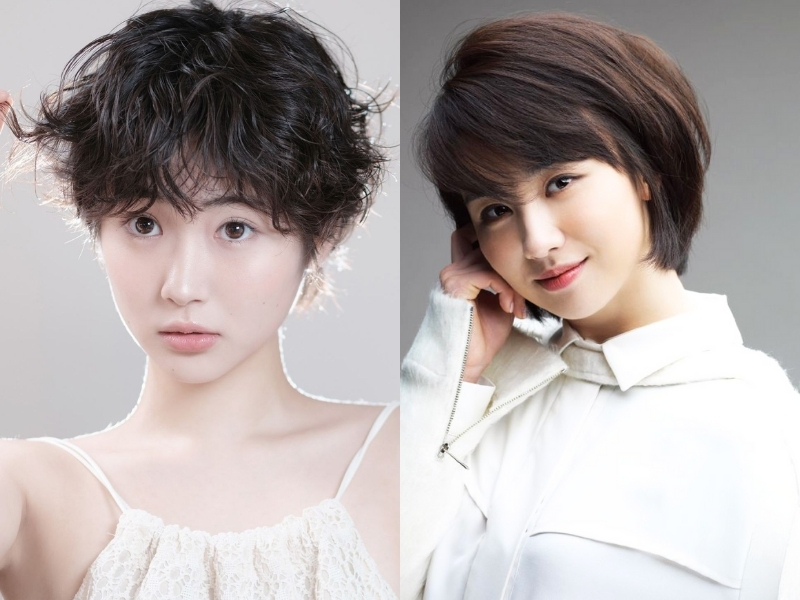 Tóc tém cho mặt tròn béo