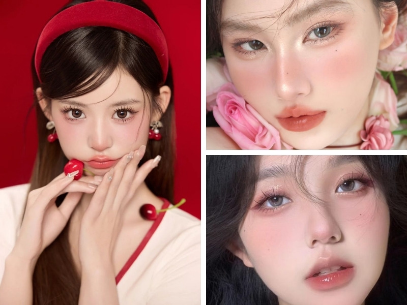 Kiểu makeup tông hồng san hô