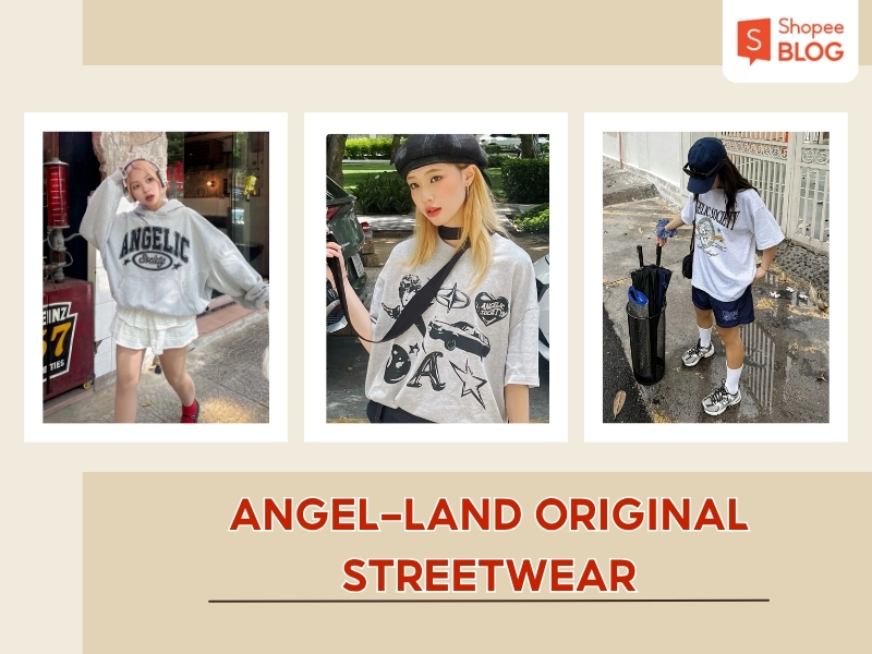 shop bán đồ màu xám Angel-Land Original Streetwear