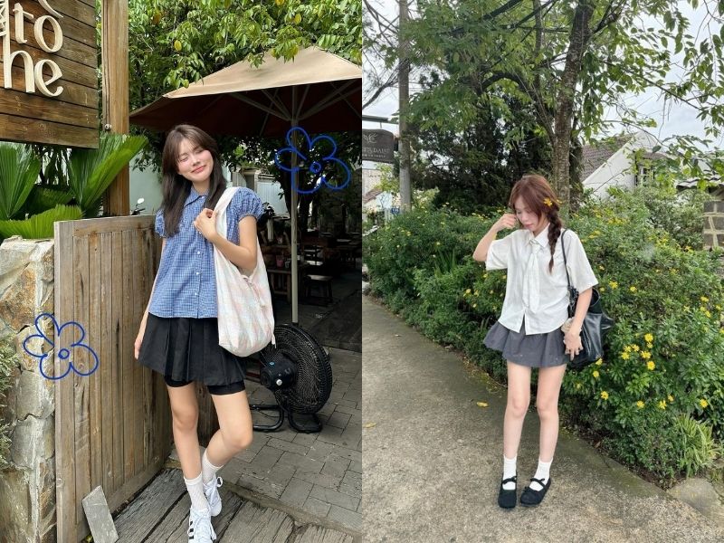 Chân váy ulzzang đẹp.