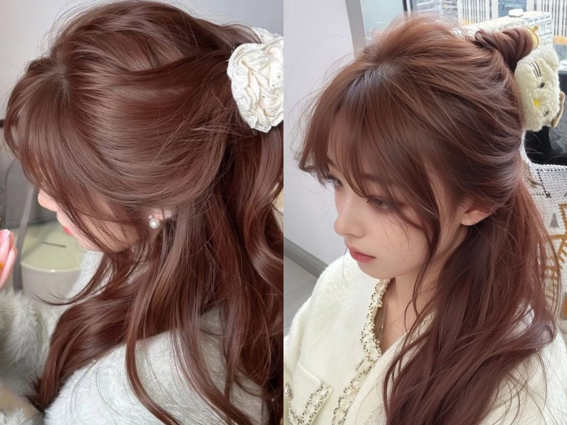 Nâu chocolate trầm 