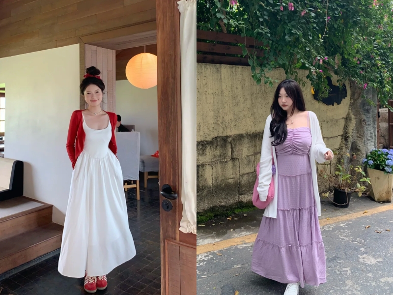 Combo áo trắng – quần jean 