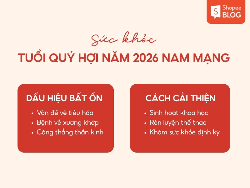Sức khỏe theo tử vi tuổi quý hợi năm 2026 nam mạng