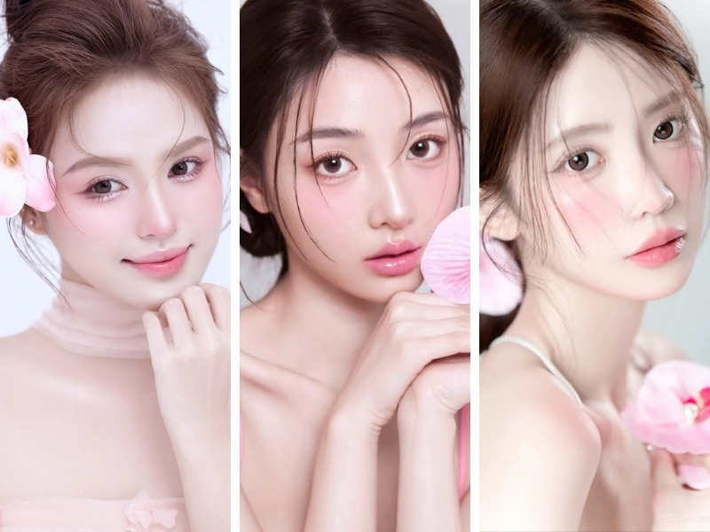 Makeup tone hồng tự nhiên