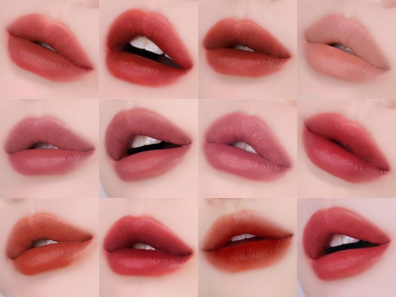 Các màu son cho da tone ấm