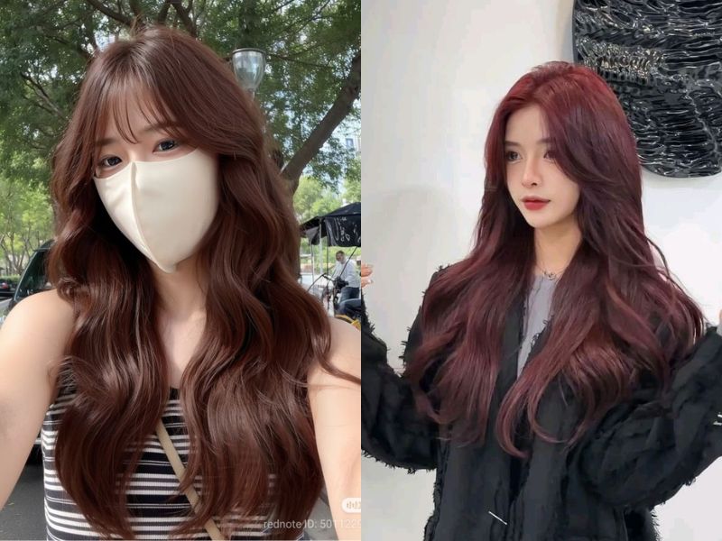 tóc nâu đỏ trầm