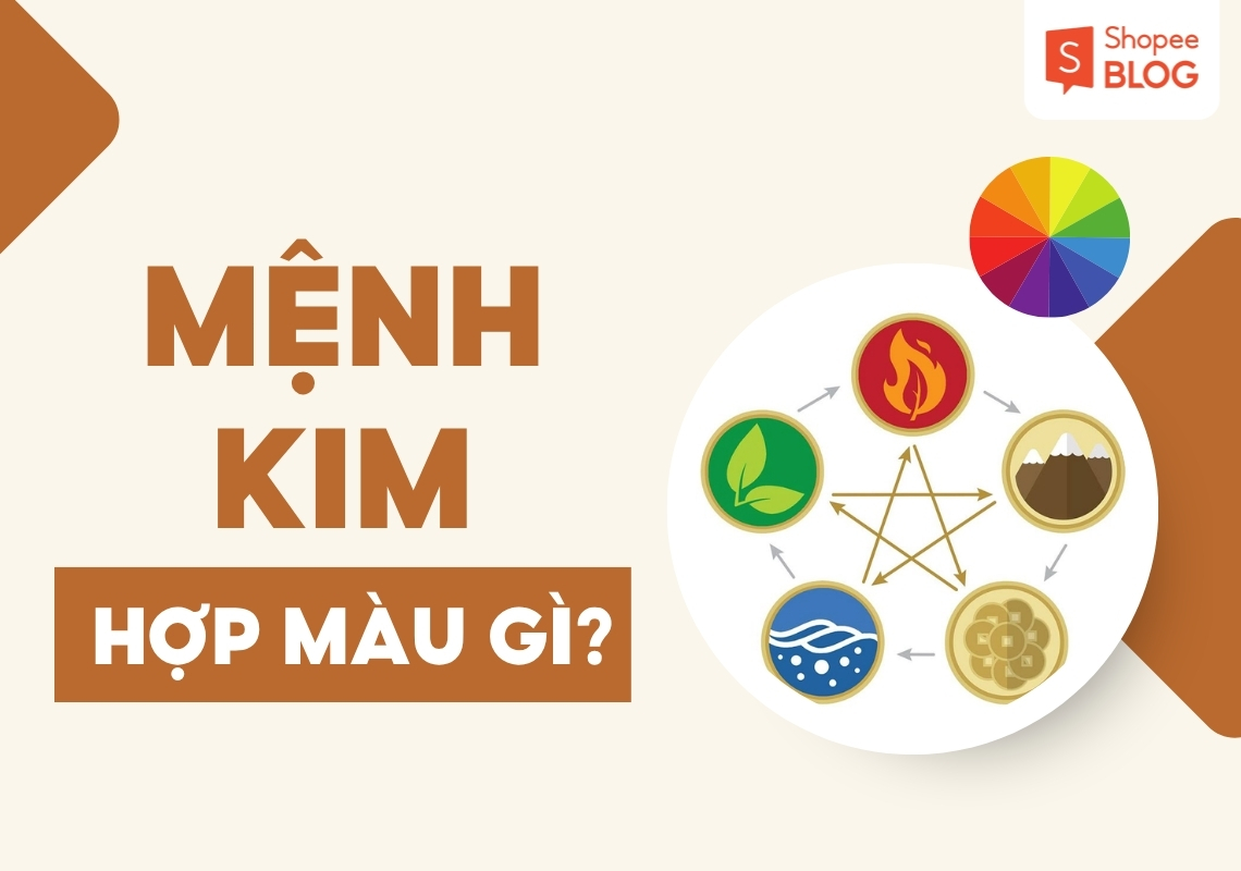 mệnh kim hợp màu gì