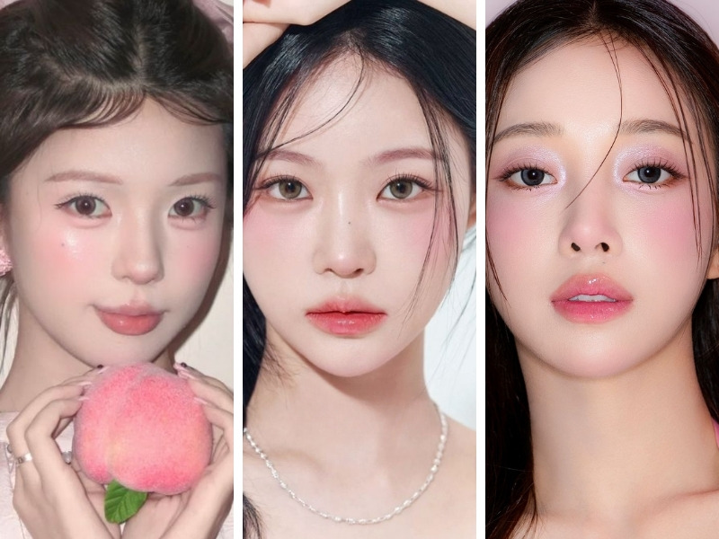 Make up Hàn Quốc tone hồng