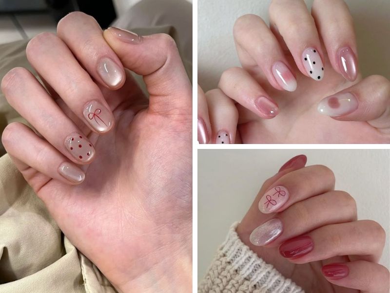 mẫu nail đẹp ngắn