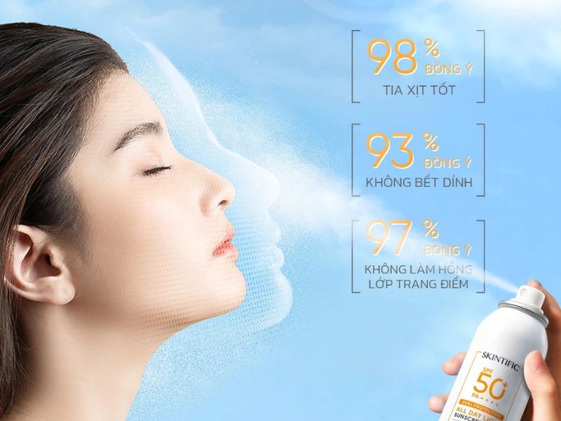 xịt chống nắng