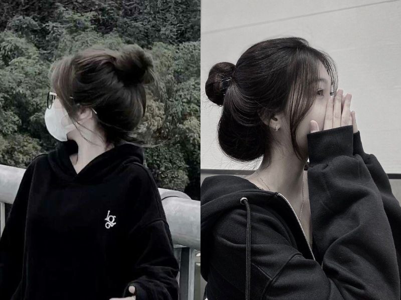 búi tóc củ tỏi