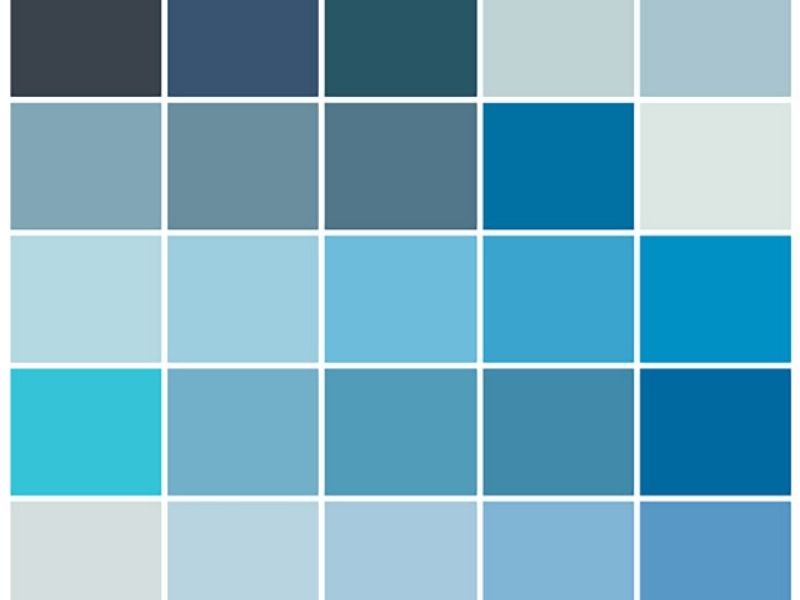 Bảng màu hợp với mệnh thuỷ