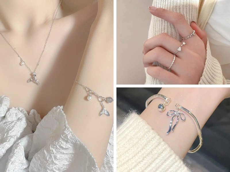 Trang sức bạc cho tone da trung tính