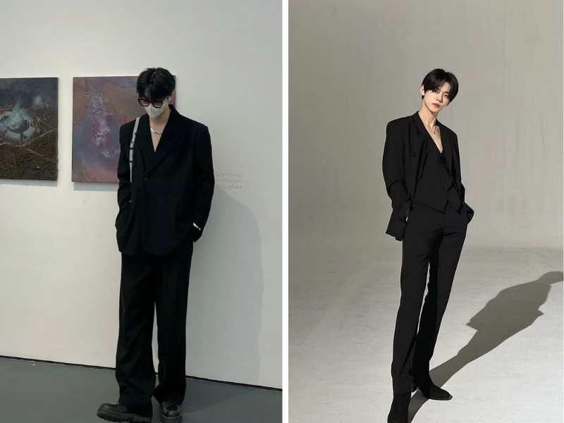Outfit đen dành cho nam
