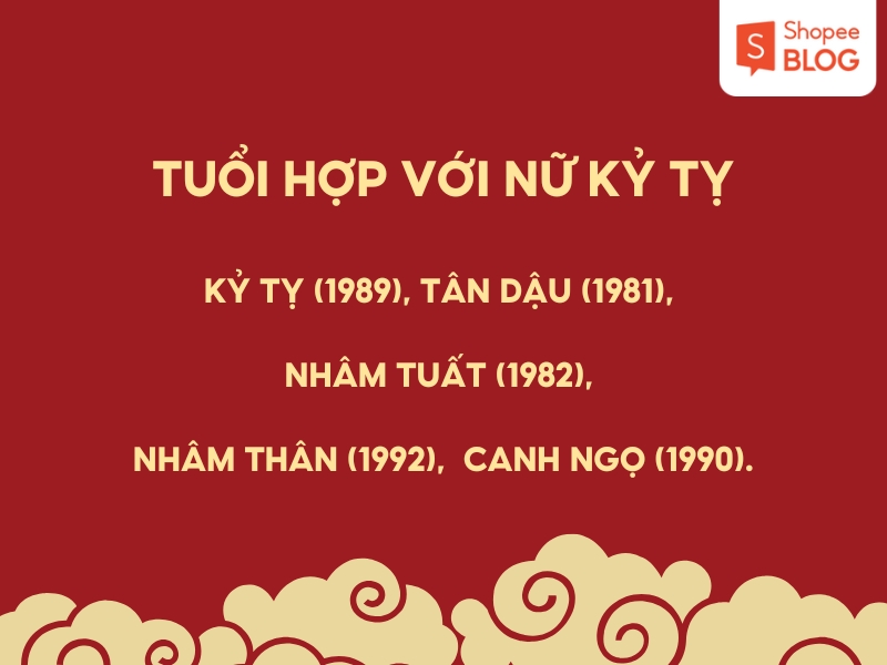 Tuổi hợp với nữ 1989