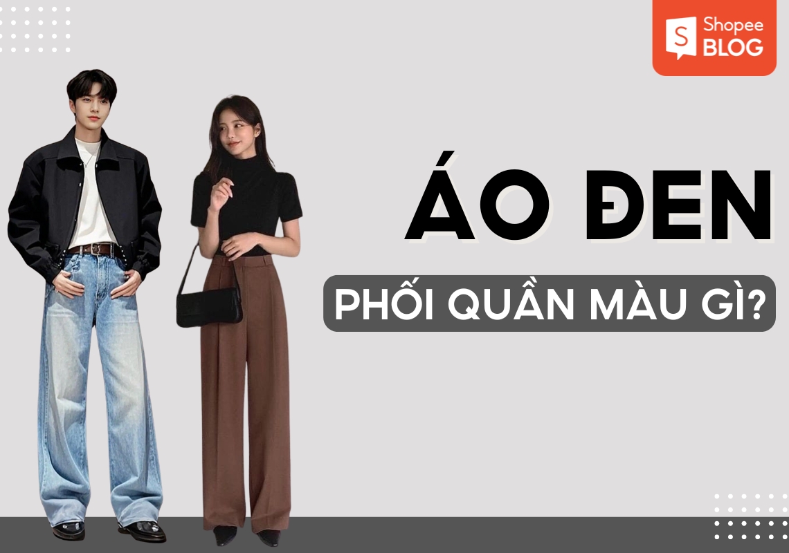 áo đen phối quần màu gì