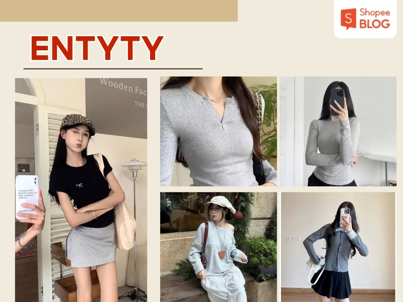ENTYTY shop đồ màu xám