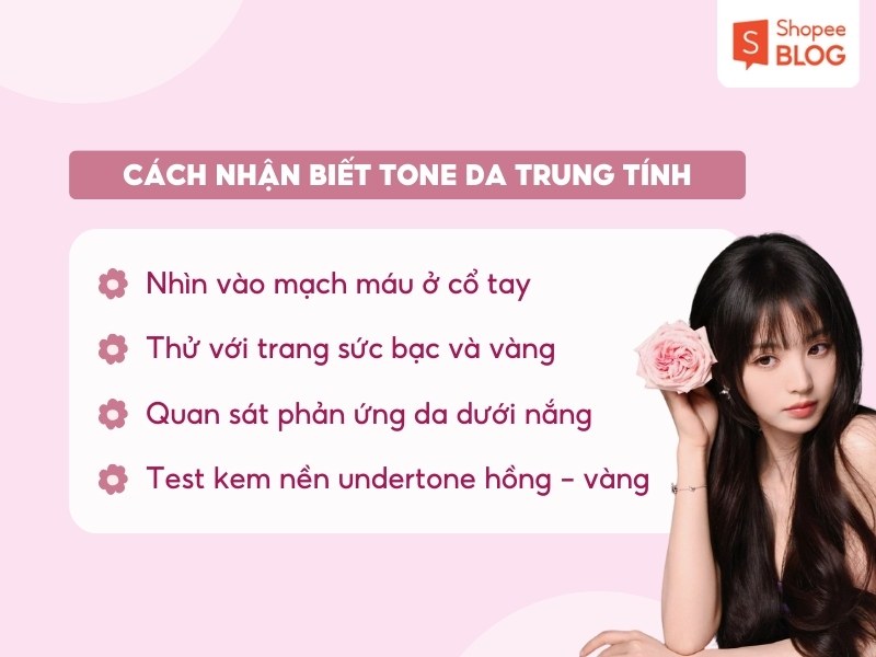 Cách xác định da trung tính