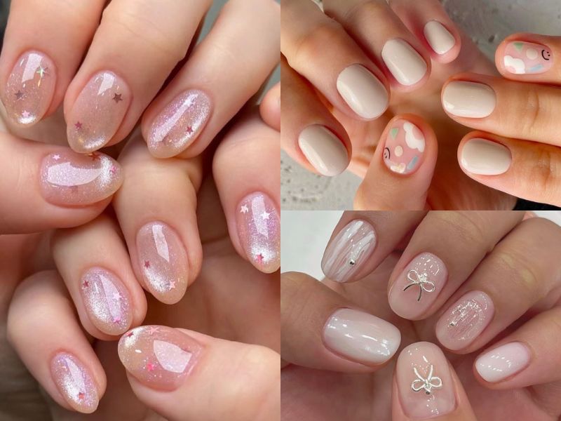 mẫu nail đơn giản