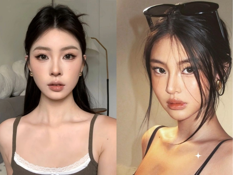 Layout makeup warm tone rạng rỡ