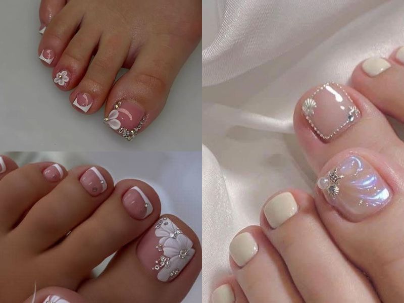 nail đính đá đắp hoa