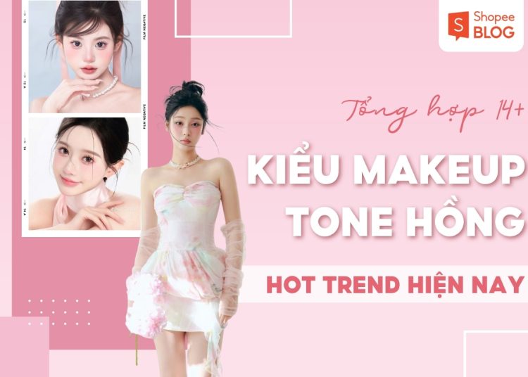 makeup tone hồng