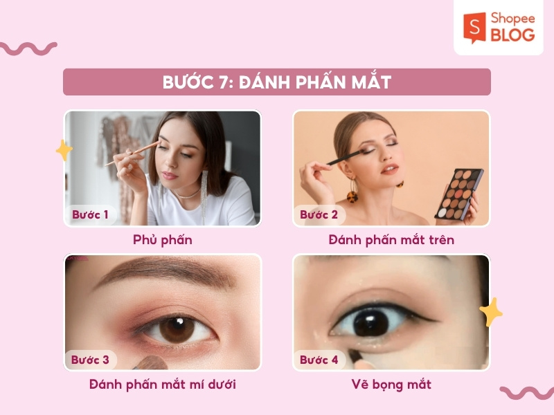 Bước đánh phấn mắt