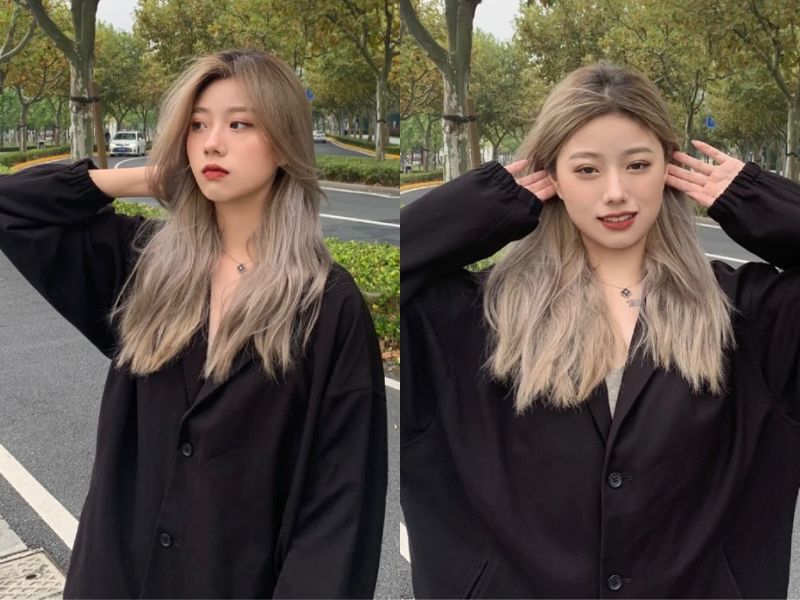 tóc màu nâu vàng truyền thống