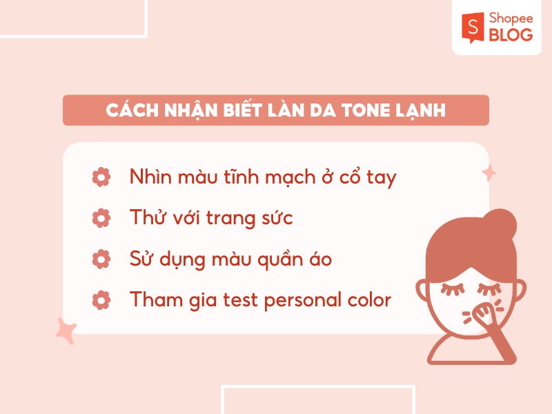 Cách xác định da tone ấm