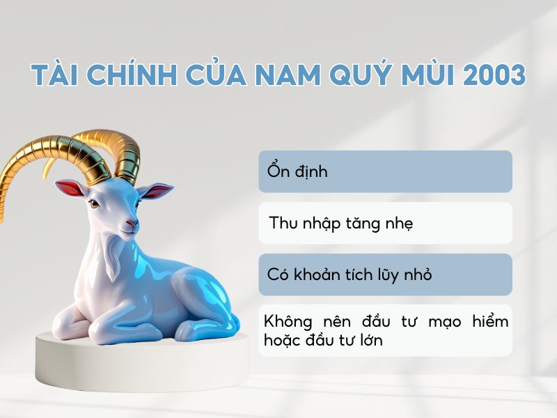 Tổng quan tài chính của nam Quý Mùi năm 2026 
