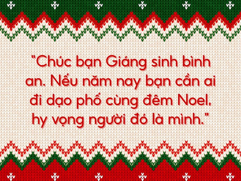 chúc noel cho crush