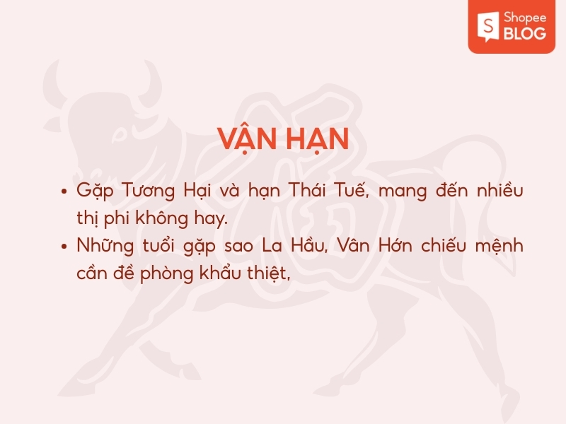 Vận hạn theo tử vi tuổi Sửu 2026