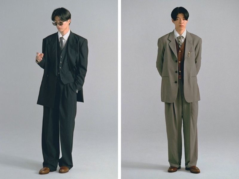 Suit nam phối cùng giày Buck nam