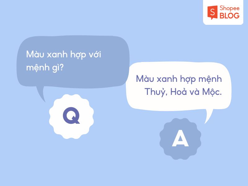 Giải đáp màu xanh hợp mệnh gì