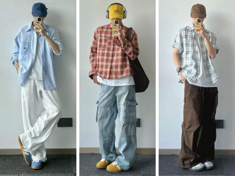 Cách phối outfit cá tính cho nam gầy