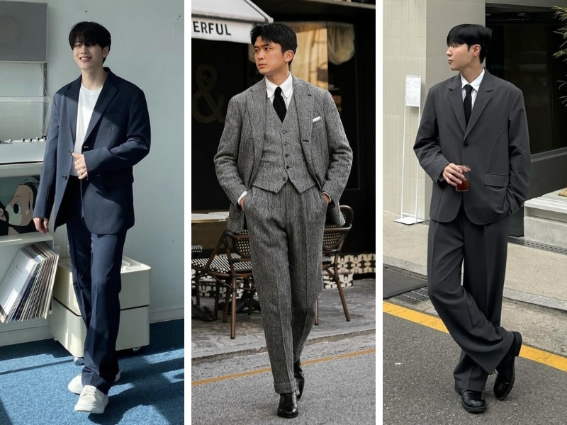 Phối đồ với suit nam đi tiệc sang trọng