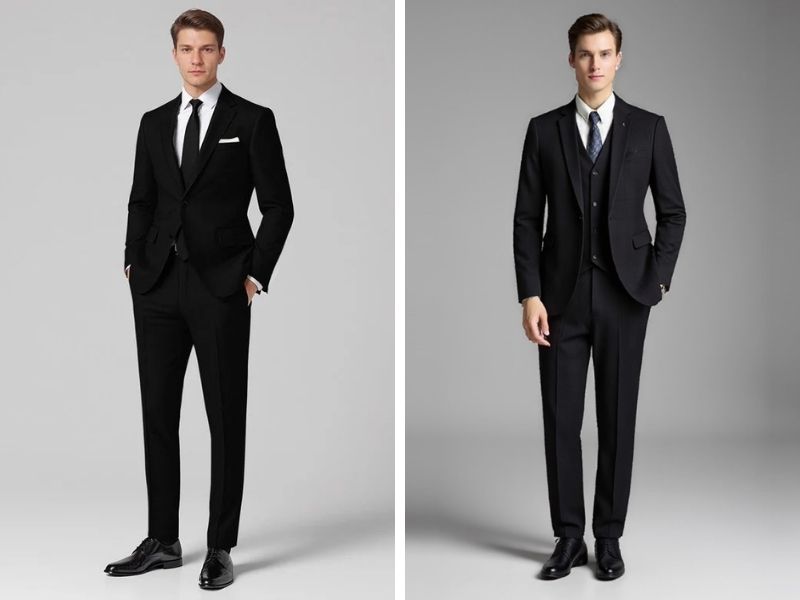 Suit nam phối cùng giày Boots nam