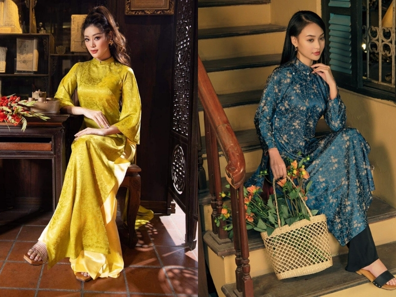 Nét đẹp của guốc mộc và áo dài