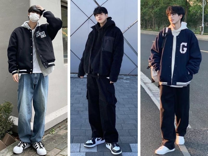 Cách phối đồ nam đi chơi Tết với bomber