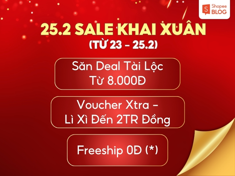 25.2 Sale Khai Xuân (từ 23 - 25.2) 